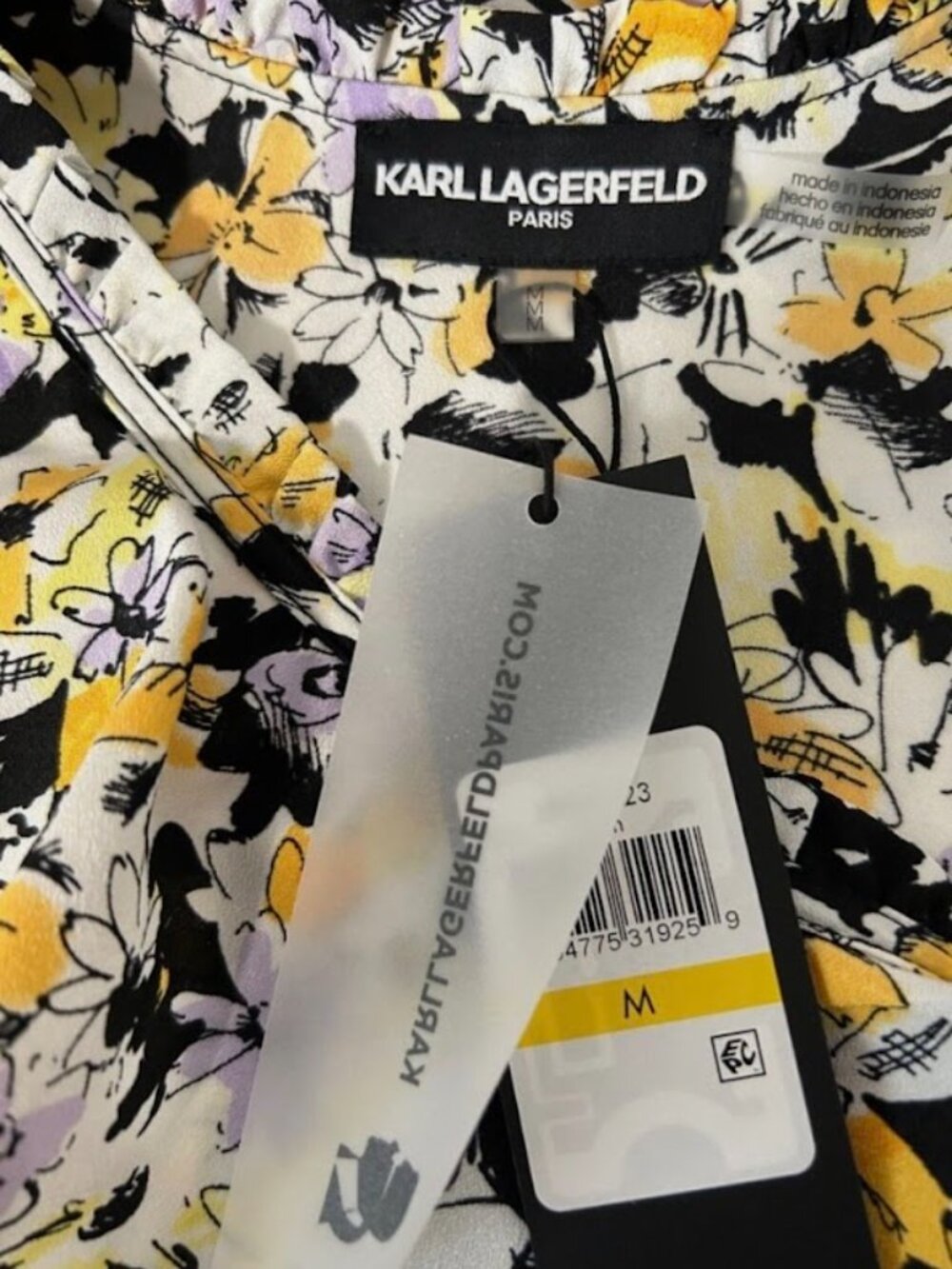 KARL LAGERFELD Ruffle blouse - Picture 2 of 6